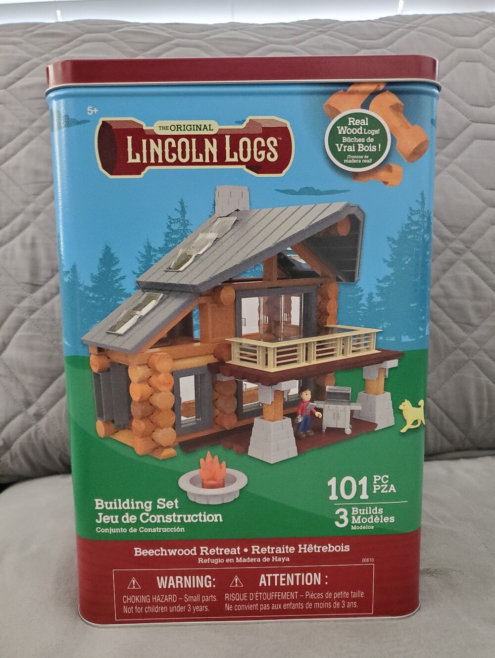 The Original Lincoln Logs Beechwood Retreat Building Set, NWT